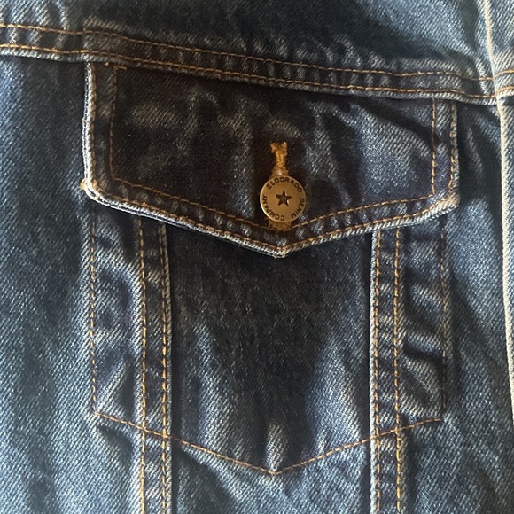 Stylish Men's Blue Denim Jacket - Picture 7 of 8